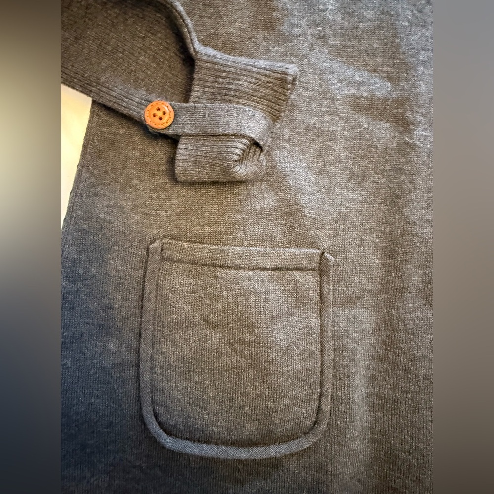 J. McLaughlin NWT Women’s Kealy Turtleneck Tunic Sweater Dress Charcoal Size XS - Picture 3 of 6